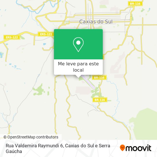 Rua Valdemira Raymundi 6 mapa