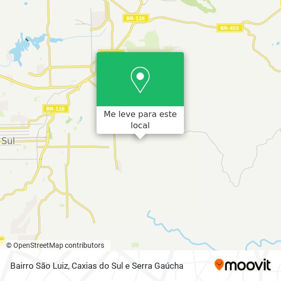 Bairro São Luiz mapa