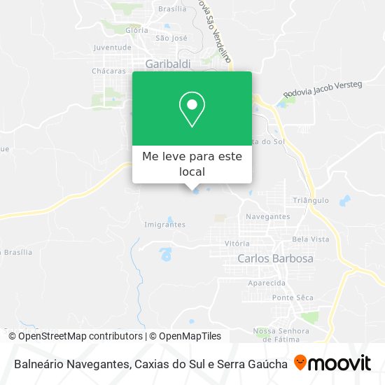 Balneário Navegantes mapa