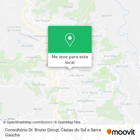 Consultório Dr. Bruno Giorgi mapa