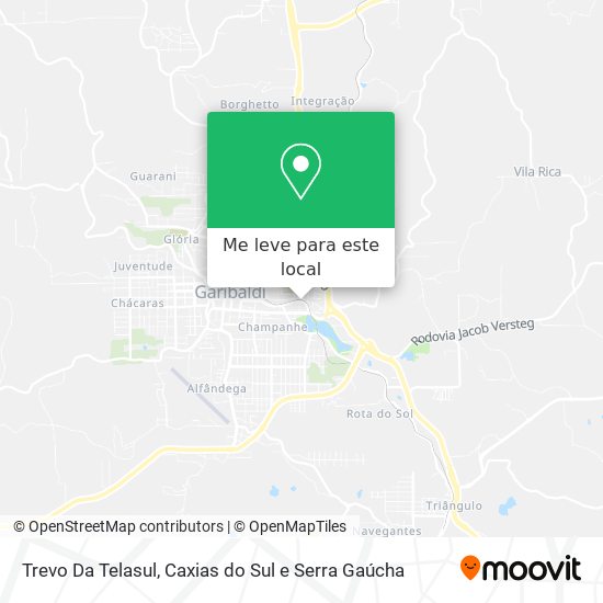 Trevo Da Telasul mapa