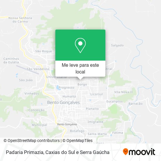 Padaria Primazia mapa