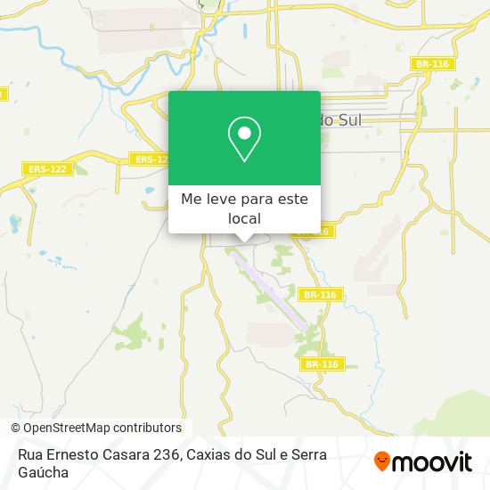 Rua Ernesto Casara 236 mapa