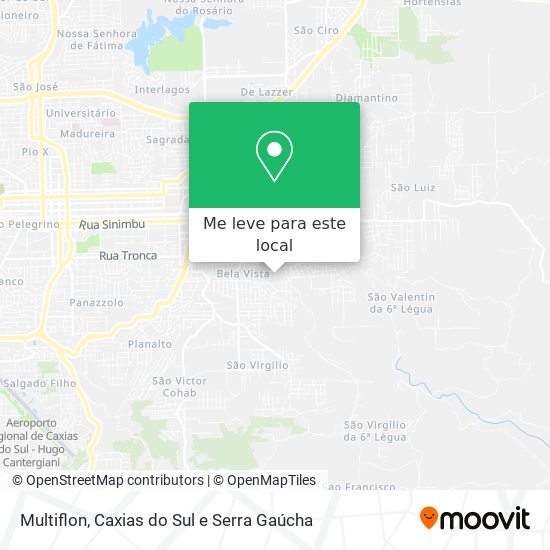 Multiflon mapa