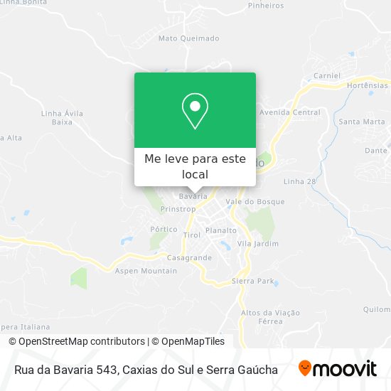 Rua da Bavaria 543 mapa