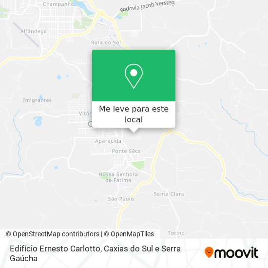 Edifício Ernesto Carlotto mapa