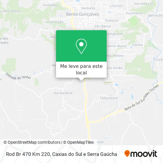 Rod Br 470 Km 220 mapa