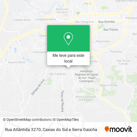 Rua Atlântida 3270 mapa