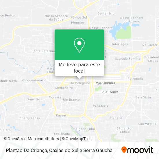 Plantão Da Criança mapa