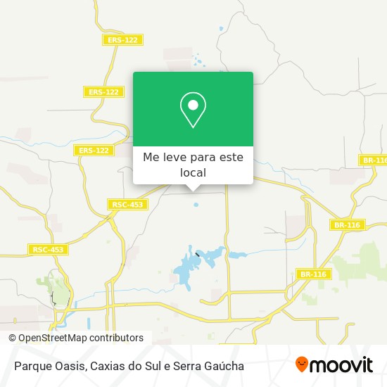 Parque Oasis mapa