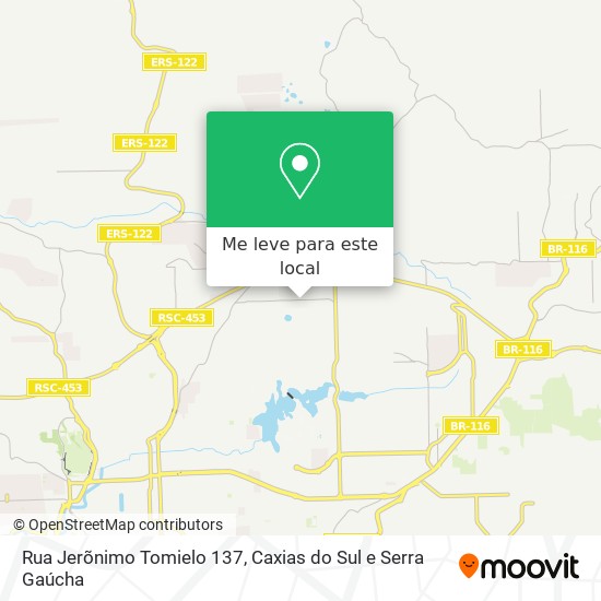 Rua Jerõnimo Tomielo 137 mapa