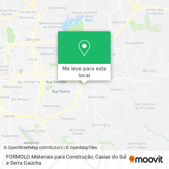 FORMOLO Materiais para Construção mapa