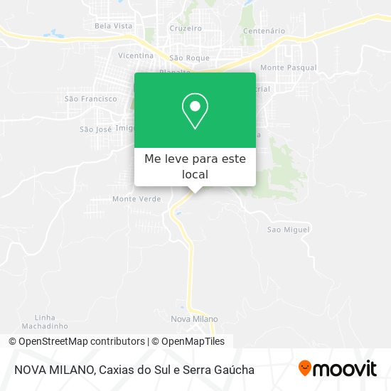 NOVA MILANO mapa