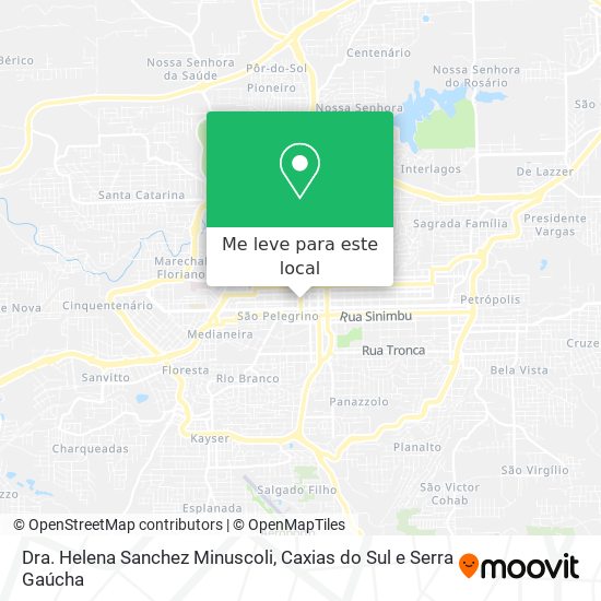 Dra. Helena Sanchez Minuscoli mapa