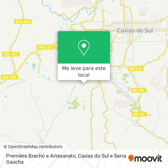 Première Brechó e Artesanato mapa