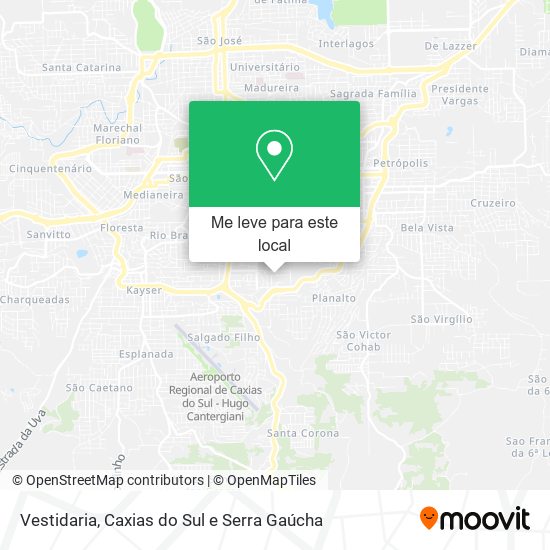 Vestidaria mapa