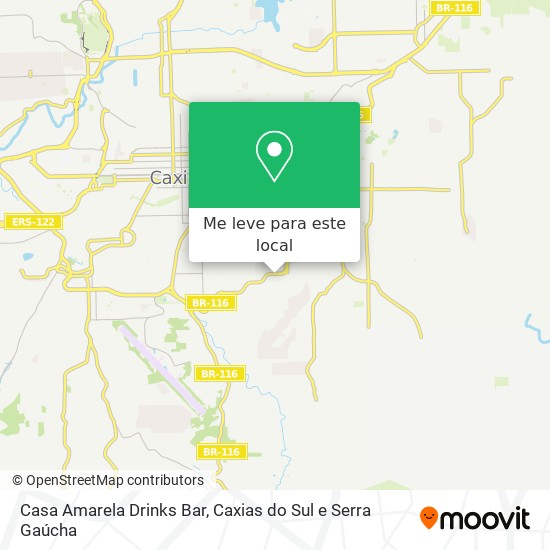 Casa Amarela Drinks Bar mapa