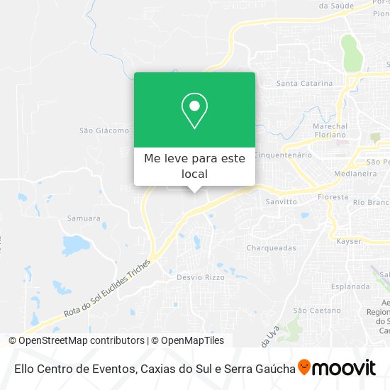 Ello Centro de Eventos mapa