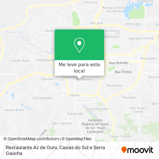 Restaurante Az de Ouro mapa