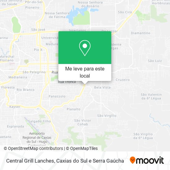 Central Grill Lanches mapa