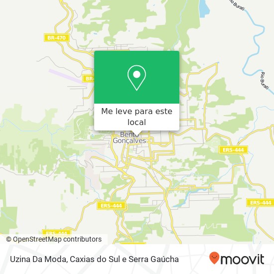 Uzina Da Moda, Rua Marechal Deodoro, 238 Centro Bento Gonçalves-RS 95700-000 mapa