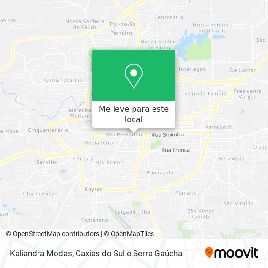 Kaliandra Modas mapa