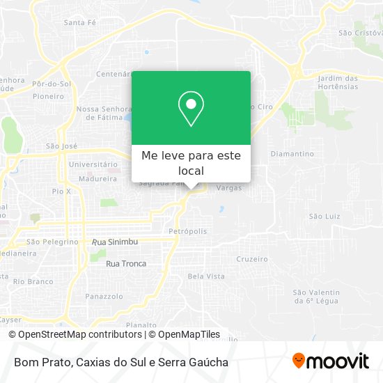 Bom Prato mapa