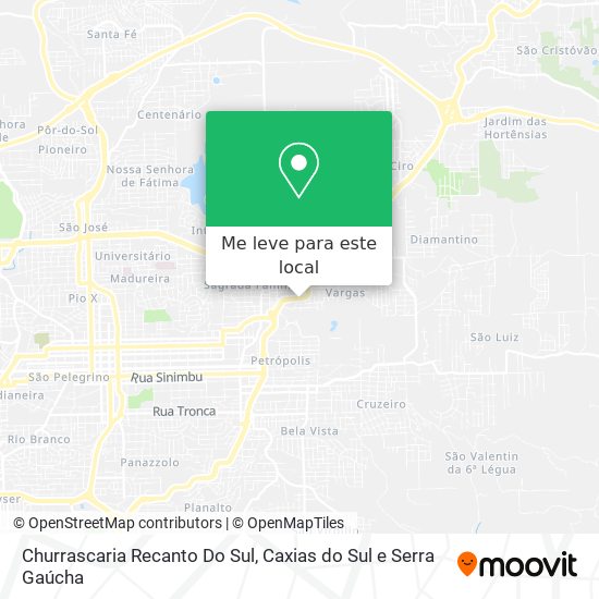 Churrascaria Recanto Do Sul mapa