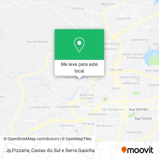 Jp,Pizzaria mapa