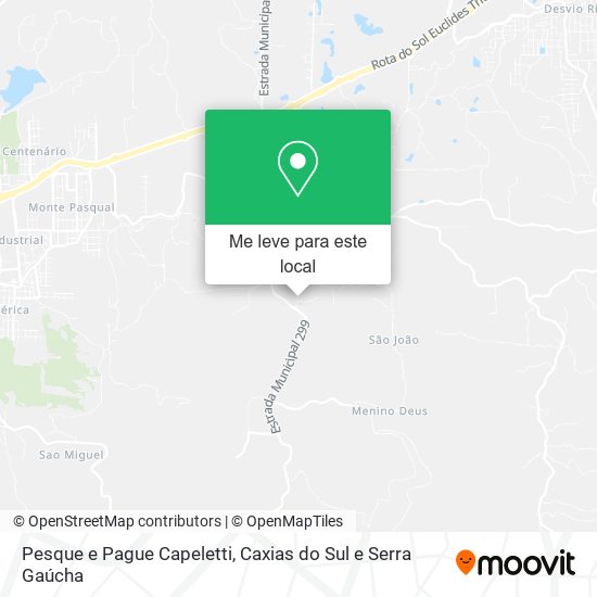 Pesque e Pague Capeletti mapa