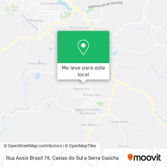 Rua Assis Brasil 76 mapa