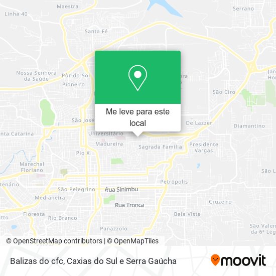 Balizas do cfc mapa