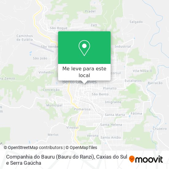 Companhia do Bauru (Bauru do Ranzi) mapa