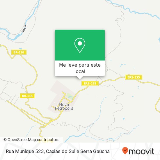 Rua Munique 523 mapa