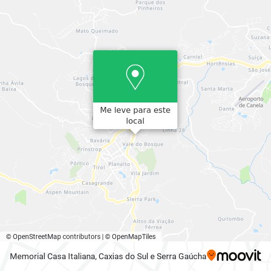 Memorial Casa Italiana mapa