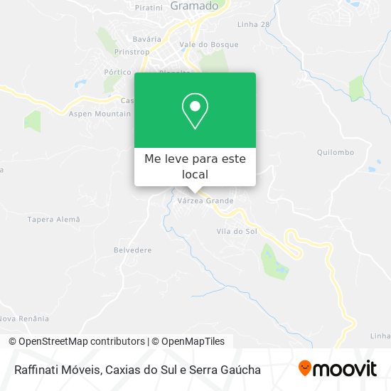 Raffinati Móveis mapa