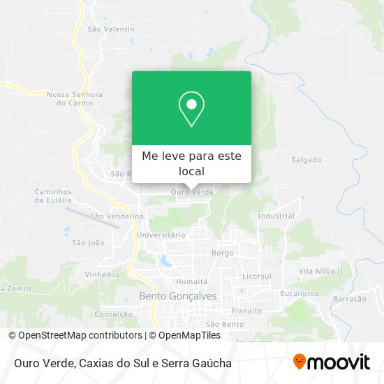 Ouro Verde mapa