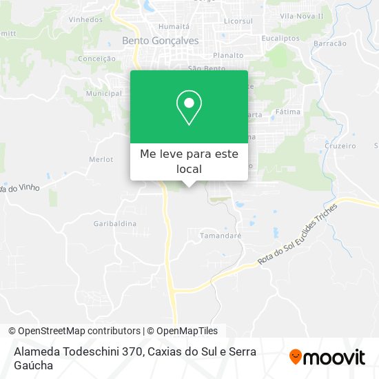 Alameda Todeschini 370 mapa