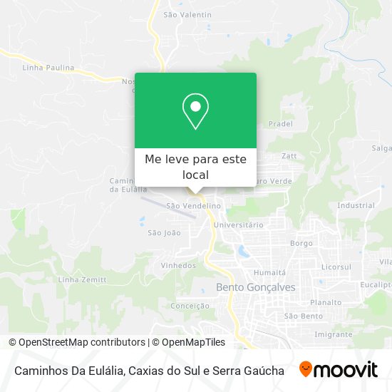 Caminhos Da Eulália mapa