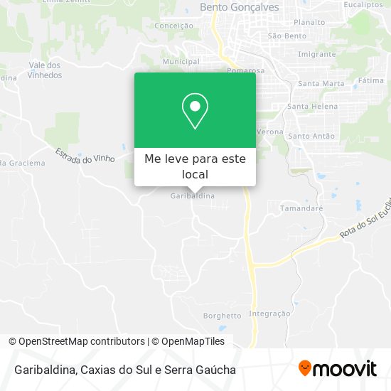 Garibaldina mapa