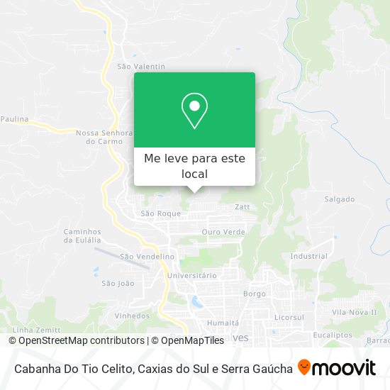 Cabanha Do Tio Celito mapa