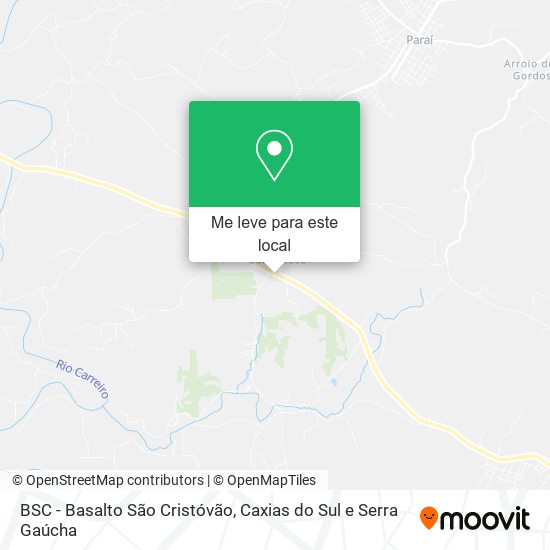 BSC - Basalto São Cristóvão mapa
