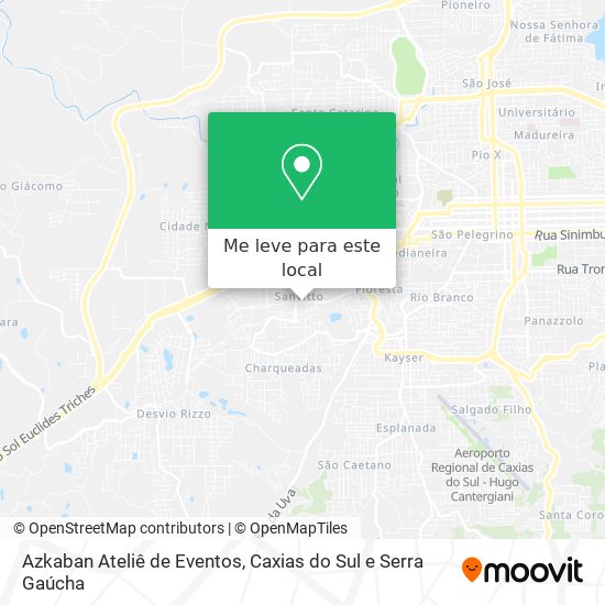 Azkaban Ateliê de Eventos mapa