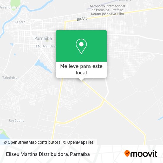 Eliseu Martins Distribuidora mapa