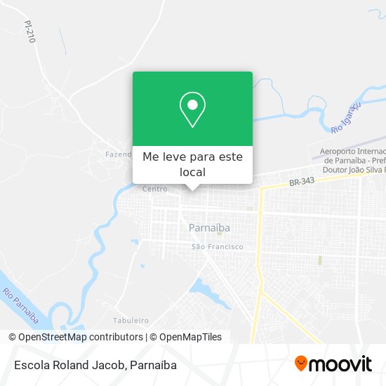 Escola Roland Jacob mapa