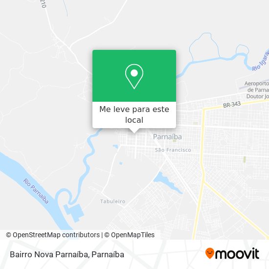 Bairro Nova Parnaíba mapa