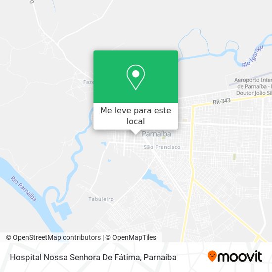 Hospital Nossa Senhora De Fátima mapa