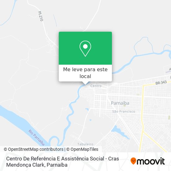Centro De Referência E Assistência Social - Cras Mendonça Clark mapa