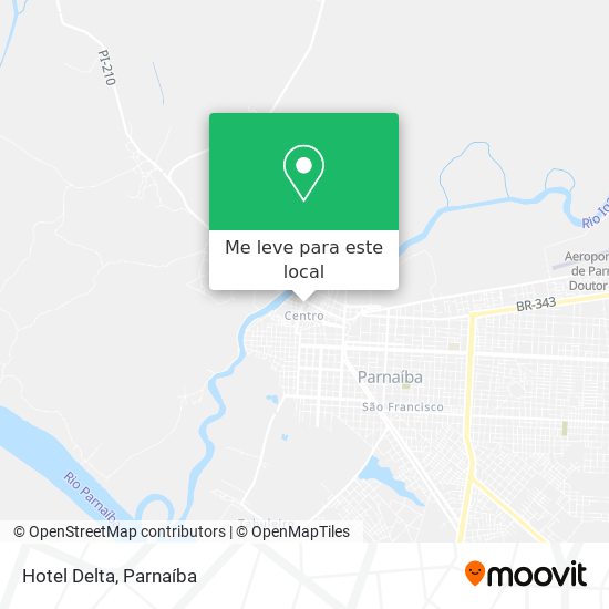 Hotel Delta mapa