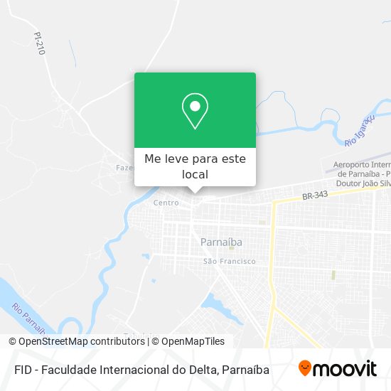 FID - Faculdade Internacional do Delta mapa